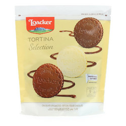 Продуктови Категории Шоколади Loacker Tortina Селекция от млечен, черен и бял шоколад 189 гр